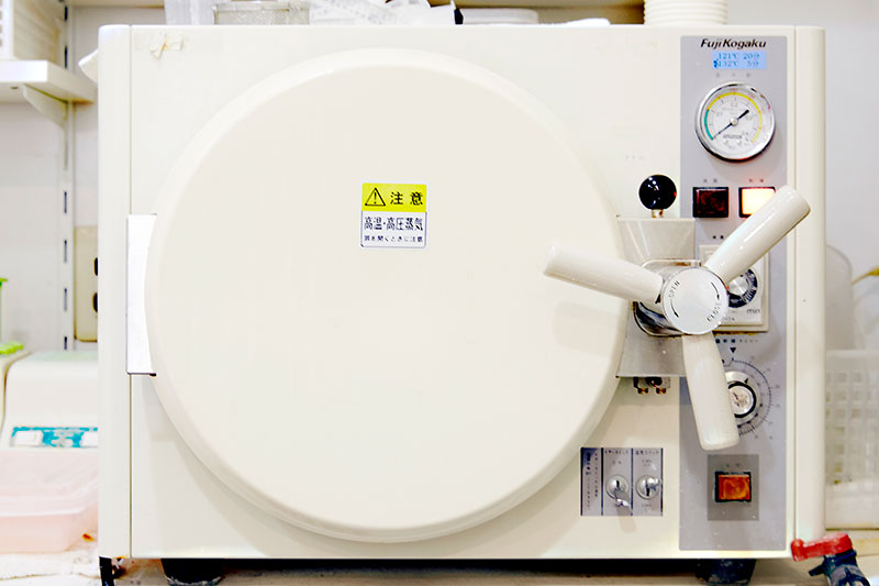 高圧蒸気滅菌器